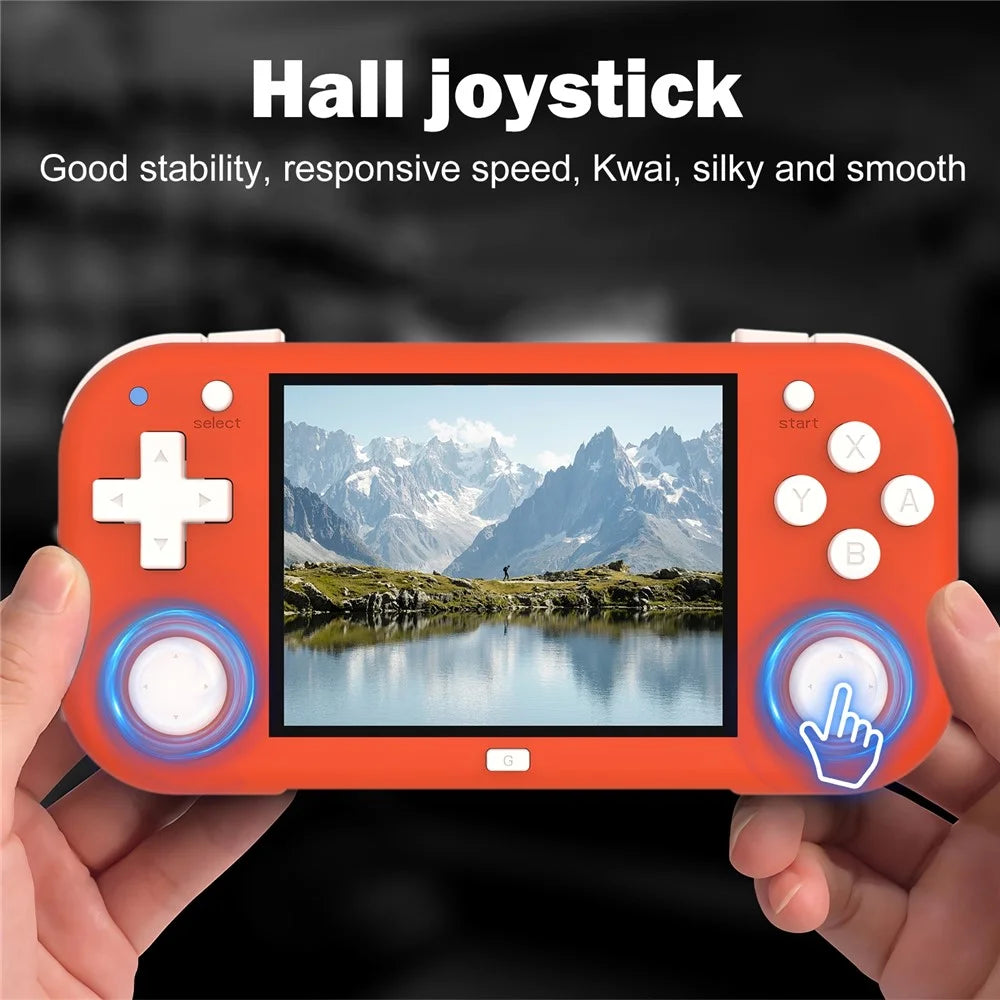 AMPOWN Magicx XU Mini M 64GB Portable Handheld Game Console Open Source High Definition Gaming Machine - Orange - 7