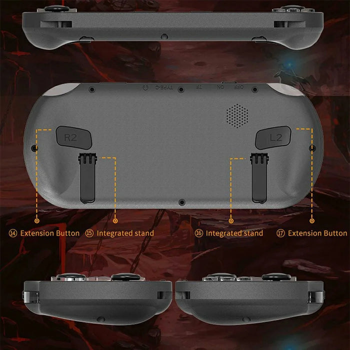 SF3000 4.5 Inch IPS Screen Open Source Handheld Game Console Wireless Arcade Controller - 6