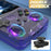 R36xx Handheld Game Console 3.5 Inch Screen Retro Arcade Gaming Controller, Standard Version / No TF Card - Transparent Purple - 7