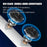 K20 2 in 1 Karaoke Microphone Wireless Bluetooth-Compatible Speaker with Colorful LED Light - White - 6