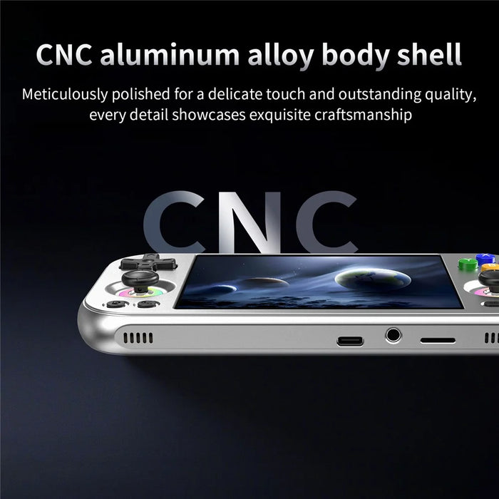 ANBERNIC RG477M 12G+256G Android 14 4.7 Inch LTPS Incell Screen Retro Handheld Game Console - Silver - 6