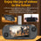AMPOWN SF3000HD Handheld Game Console HD TV Connection WiFi Multiplayer Gaming Device - Transparent Black/64GB Standard - 4