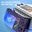 R36H Open Source Handheld Game Console 3.5 Inch IPS Screen Retro Wireless Gamepad, with 64GB Card - Transparent Black - 3