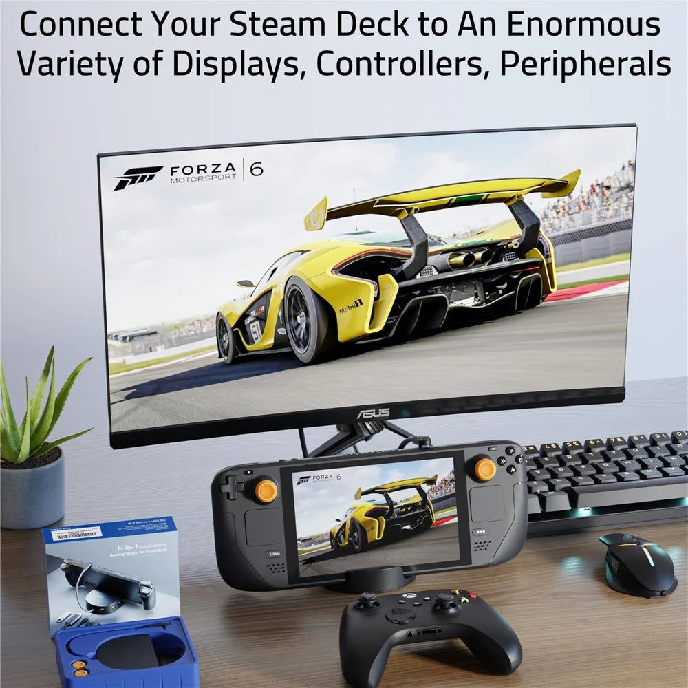 SYNTECH SYNM050 6 in 1 Expansion Docking Station 4K HD /  Gigabit Ethernet  /  USB 3.0 Multi-Port Hub for Game Consoles - 3
