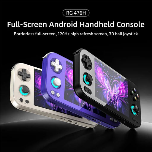 ANBERNIC RG 476H 8GB+128GB Android 13 Handheld Game Console 4.7 Inch Touchscreen Gaming Device - Purple - 2