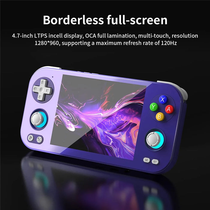 ANBERNIC RG 476H 8GB+128GB Android 13 Handheld Game Console 4.7 Inch Touchscreen Gaming Device - Purple - 3