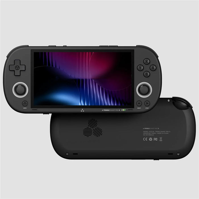 TRIMUI Smart Pro S TG5050 4.96 Inch IPS Screen Handheld Gamepad Hall Joystick Retro Gaming Console, with 128G TF Card - Black - 3