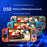 D50MAX Retro Gamepad without TF Card 5 Inch IPS Touch Screen Android Handheld Gaming Console with RGB Light - Orange - 3