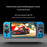 D50MAX Retro Gamepad without TF Card 5 Inch IPS Touch Screen Android Handheld Gaming Console with RGB Light - Orange - 5