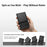 ANBERNIC RG Rotate Handheld Game Console 3.5 Inch Touchscreen Android 12 Portable Retro Gaming Device with Rotating Screen - Black - 2