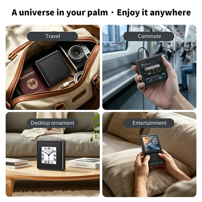 ANBERNIC RG Rotate Handheld Game Console 3.5 Inch Touchscreen Android 12 Portable Retro Gaming Device with Rotating Screen - Black - 5