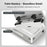 ANBERNIC RG Rotate Handheld Game Console 3.5 Inch IPS Touchscreen Aluminum Alloy Rotatable Screen Android 12 Gaming Device - Silver - 3