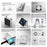 ANBERNIC RG Rotate Handheld Game Console 3.5 Inch IPS Touchscreen Aluminum Alloy Rotatable Screen Android 12 Gaming Device - Silver - 7