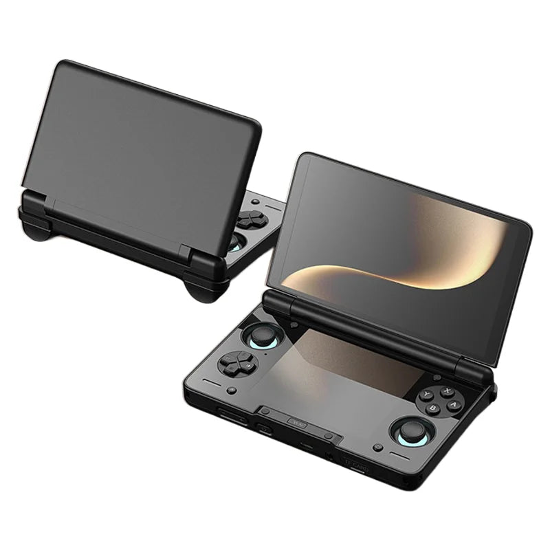 AYN Thor 8GB+128GB Open Source Android 13 Handheld Gaming Console Dual Screen Retro Arcade Gamepad - Black - 1