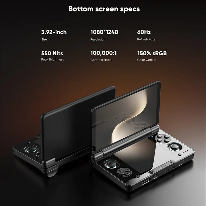 AYN Thor 12GB+256GB Open Source Android 13 Handheld Gaming Console Dual Screen Retro Arcade Gamepad - Black - 5