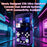 X36 Ultra Handheld Game Console Android 10.0 4.2 inch IPS 1GB+8GB RGB Joystick Retro Video Game Player for YouTube TikTok Gaming - Transparent Purple - 6