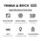 TRIMUI Brick Pro Handheld Game Console without TF Card Dual Hall Joysticks 3.95 inch IPS Screen Linux Retro Gamepad - White - 6