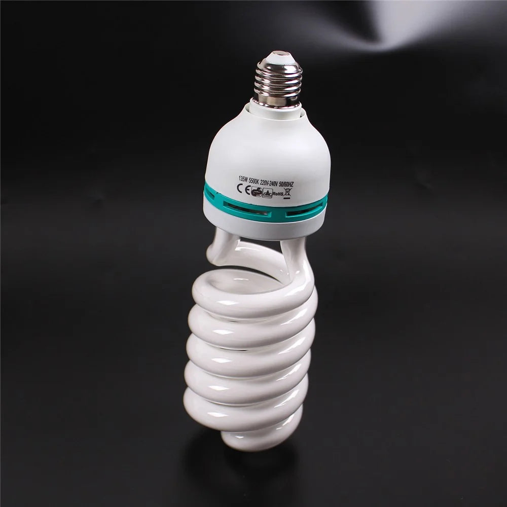 135W 5500K LED Lighting Bulb Photography Video Light Lamp Light Bulb Daylight for Softbox Photo Video Studio [CE Certified] - 6