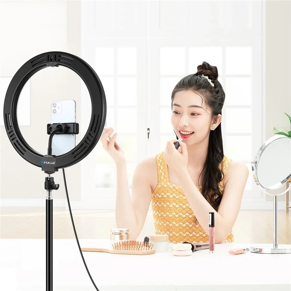 PULUZ PU501B Flexible Clip Mount Holder with Clamping Base for iPhone Samsung Huawei, etc. Smart Phones - 5