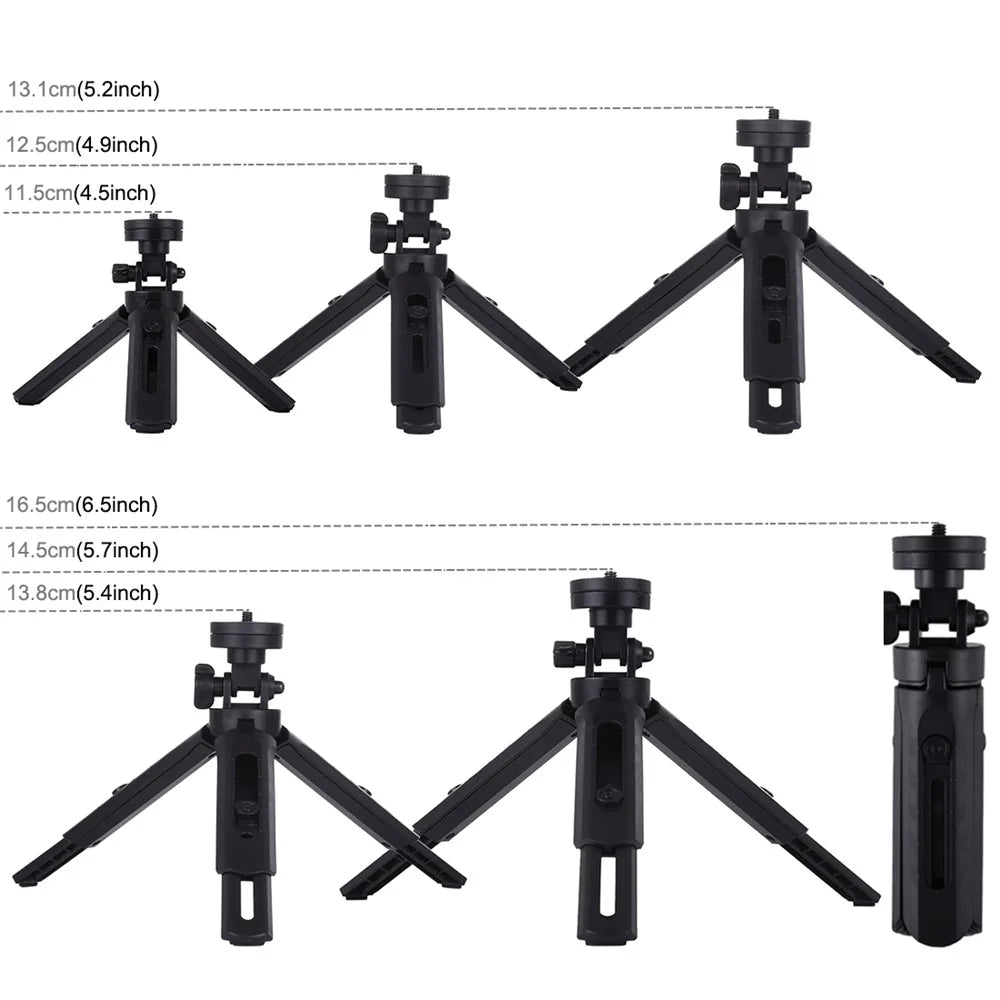 PULUZ PKT3058B 4.7-inch 12cm USB 3 Modes Dimmable Vlogging Photography Video LED Ring Lights + Tripod Mount Kit - 4