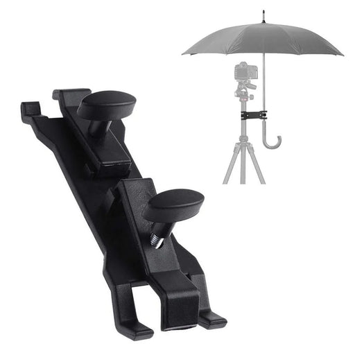 Camera Umbrella Clip Holder Sun-Shading Clamp Bracket Tripod Accessory - 1