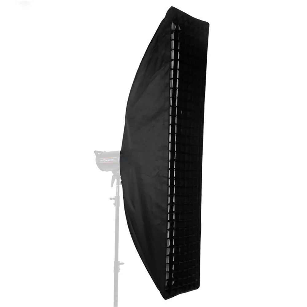 PSCS3A Rectangular Honeycomb Grid Studio Strobe Softbox Diffuser for Studio Strobe 35x160cm - 2