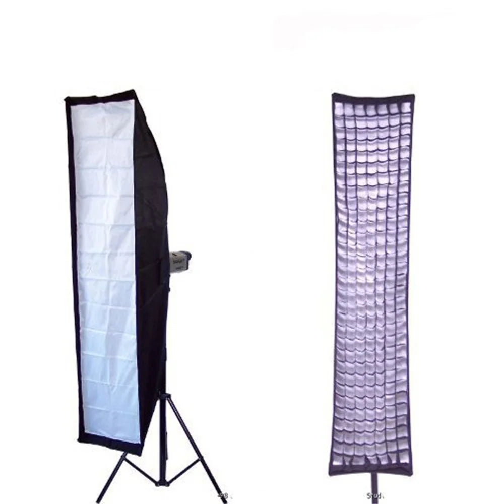 PSCS3A Rectangular Honeycomb Grid Studio Strobe Softbox Diffuser for Studio Strobe 35x160cm - 3