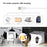 PULUZ PU5030 Portable 3 Color Temperature LED Ring Light Box Mini Foldable Photo Studio Photography Light Soft Box with 6 Color Backdrops - 6