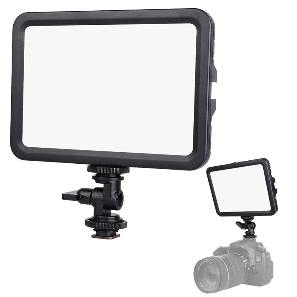 YELANGU LED204 LED Video Light Small Portable Photography Lighting with Hot Shoe 1/4 Screw Hole for SLR Camera/Video Camera/Tripod/ - 1