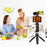 PULUZ PKT3132B Phone Holder Tripod Video Recording Stand Kit with Fill Light Microphone - 4