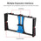 PULUZ PKT3027 Photography Kit Ring LED Light Video Rig Camera Cold Shoe Head with Microphone for Livestream Tik Tok Broadcasting Selfies - Blue - 5