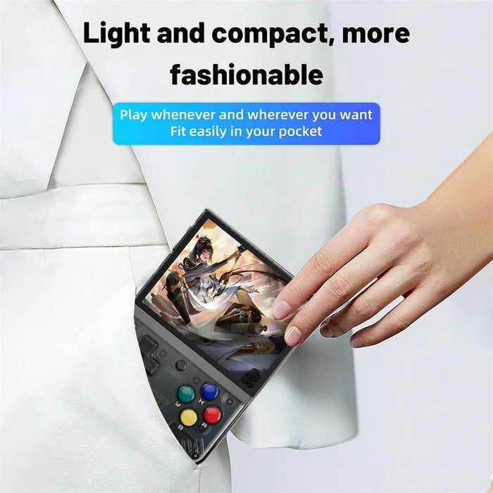 MIYOO Mini Plus 3.5-inch IPS Screen Linux System Portable Retro Handheld Game Console - White - 2