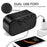 S2 Digital Mirror Screen Dual Alarm Clock Radio Wireless Bluetooth-compatible Speaker Deep Bass Loudspeaker - Black - 6
