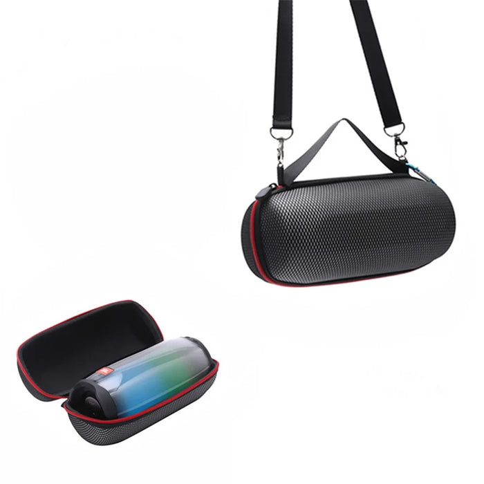 Portable Carrying Case Storage Bag for JBL pulse4/JBL charge3/JBL charge4/JBL charge5 Bluetooth-compatible Speaker - Grid Texture - 1