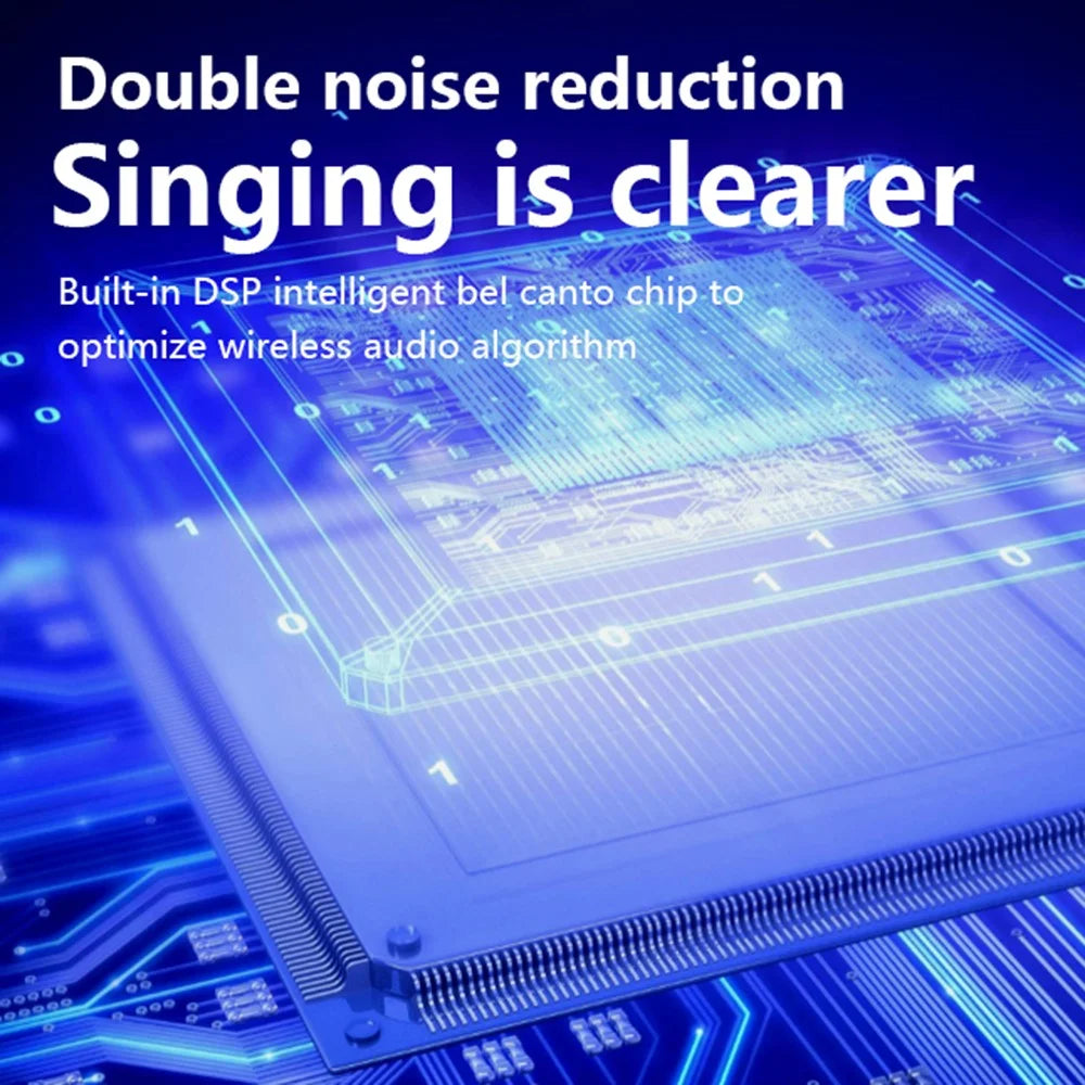 T97 Kids K Song Bluetooth-compatible  Speaker with Dual Wireless Microphone Family Party Singing Song Device - Purple - 4
