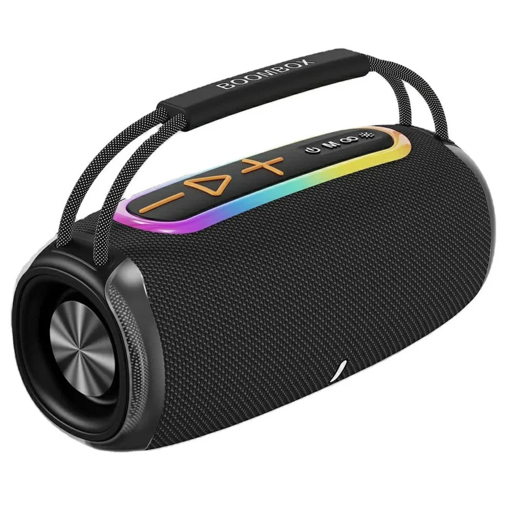 S680 Portable Outdoor Home Bluetooth-compatible Speaker Wireless Music Subwoofer Support TF / U-disk - Black - 1