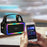 M3201 Home Karaoke Retro Bluetooth-compatible Speaker RGB Light Loudspeaker with 2 Microphones - Black - 4