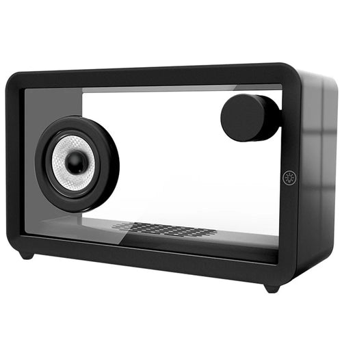 M8 Transparent Bluetooth-compatible Speaker with RGB Light HiFi Sound Bass Subwoofer - Black - 1