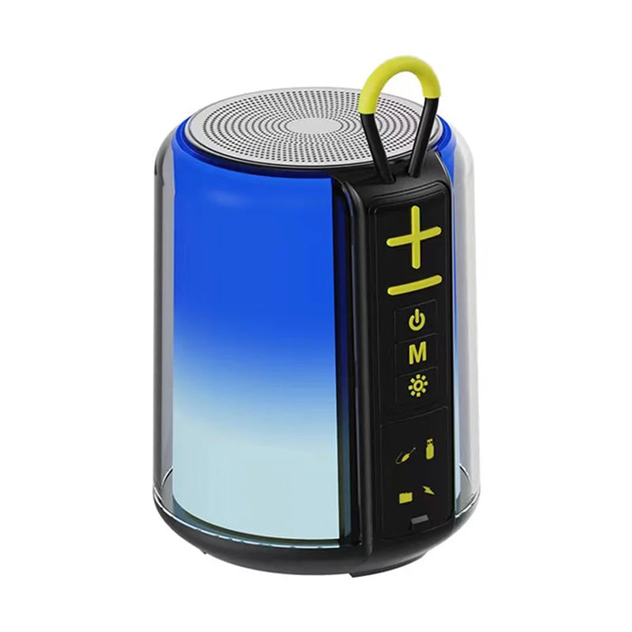 S16 Outdoor Mini TWS Bluetooth-compatible Speaker FM Radio Colorful Light Portable Subwoofer - 1