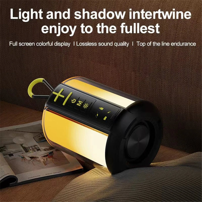 S16 Outdoor Mini TWS Bluetooth-compatible Speaker FM Radio Colorful Light Portable Subwoofer - 6