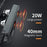 CYBORIS T6 TWS Solar Powered Bluetooth-compatible 5.0 Speaker Shock-Proof Splash-Proof Subwoofer for Outdoor Sports - 6