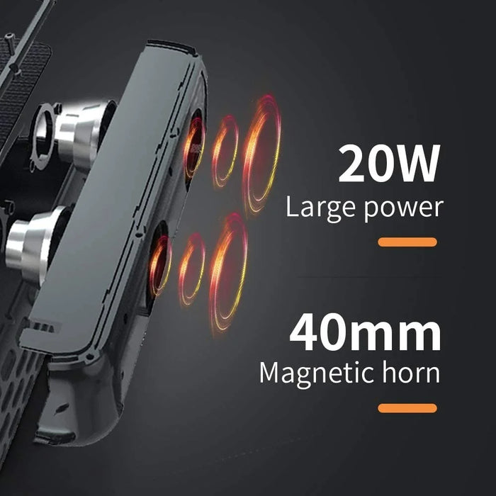 CYBORIS T6 TWS Solar Powered Bluetooth-compatible 5.0 Speaker Shock-Proof Splash-Proof Subwoofer for Outdoor Sports - 6