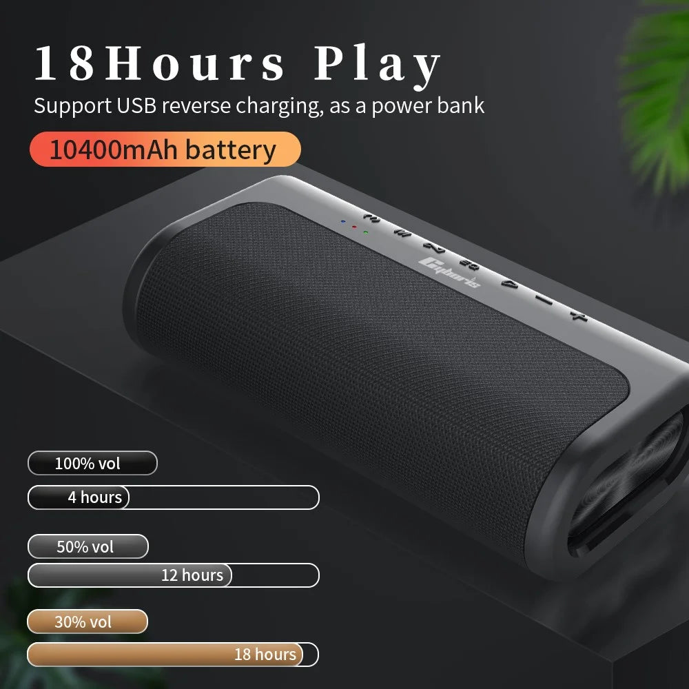 CYBORIS T9 80W Wireless Bluetooth-compatible Bass Sound Speaker TWS Interconnection Subwoofer with EQ Sound Effect - 7