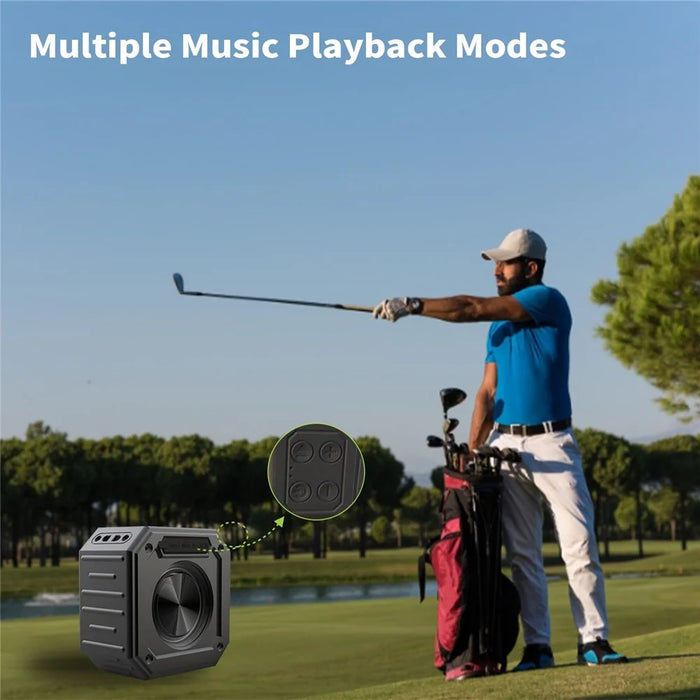 CYBORIS X1 Sport-Golf Bluetooth-compatible Golf Cart Speaker Waterproof Mini Size Bass Sound Subwoofer - 3