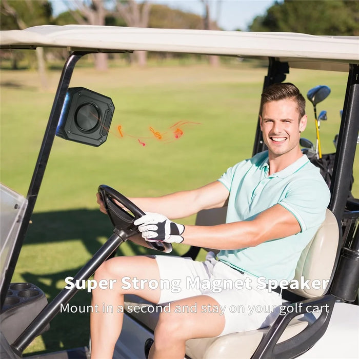CYBORIS X1 Sport-Golf Bluetooth-compatible Golf Cart Speaker Waterproof Mini Size Bass Sound Subwoofer - 6