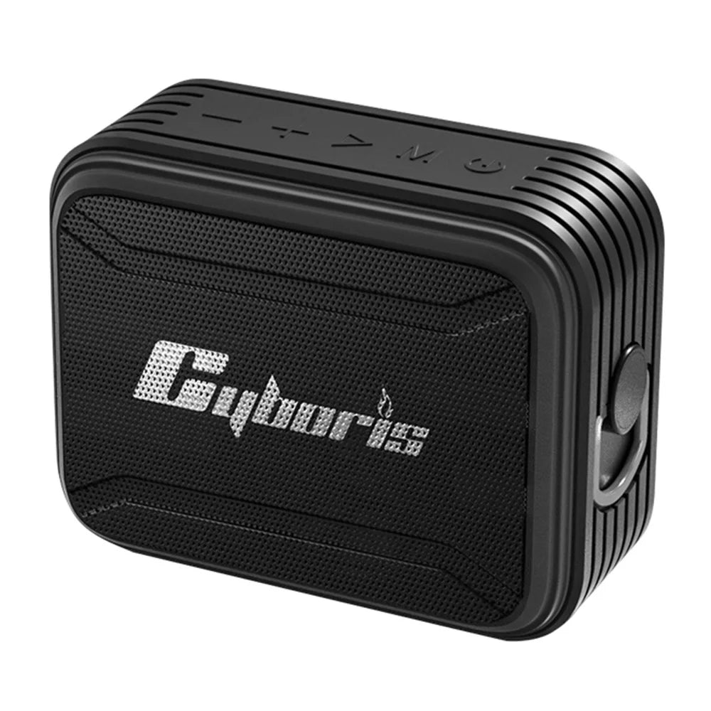 CYBORIS T2 Bluetooth-compatible Speaker Support TF Card / U Disk / AUX-In / Single Loop / Recording / FM - 1