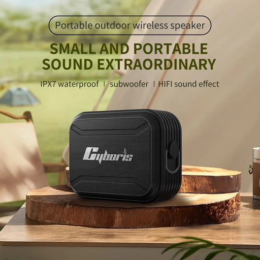 CYBORIS T2 Bluetooth-compatible Speaker Support TF Card / U Disk / AUX-In / Single Loop / Recording / FM - 2
