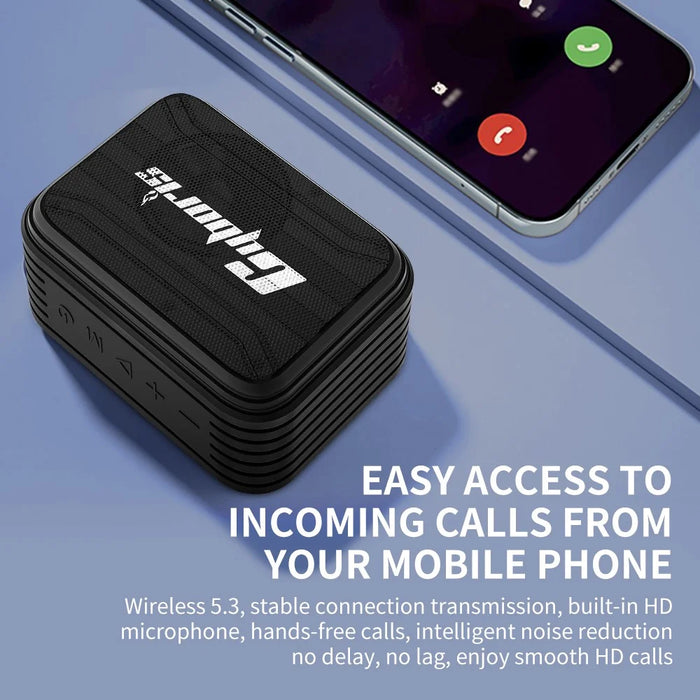 CYBORIS T2 Bluetooth-compatible Speaker Support TF Card / U Disk / AUX-In / Single Loop / Recording / FM - 7