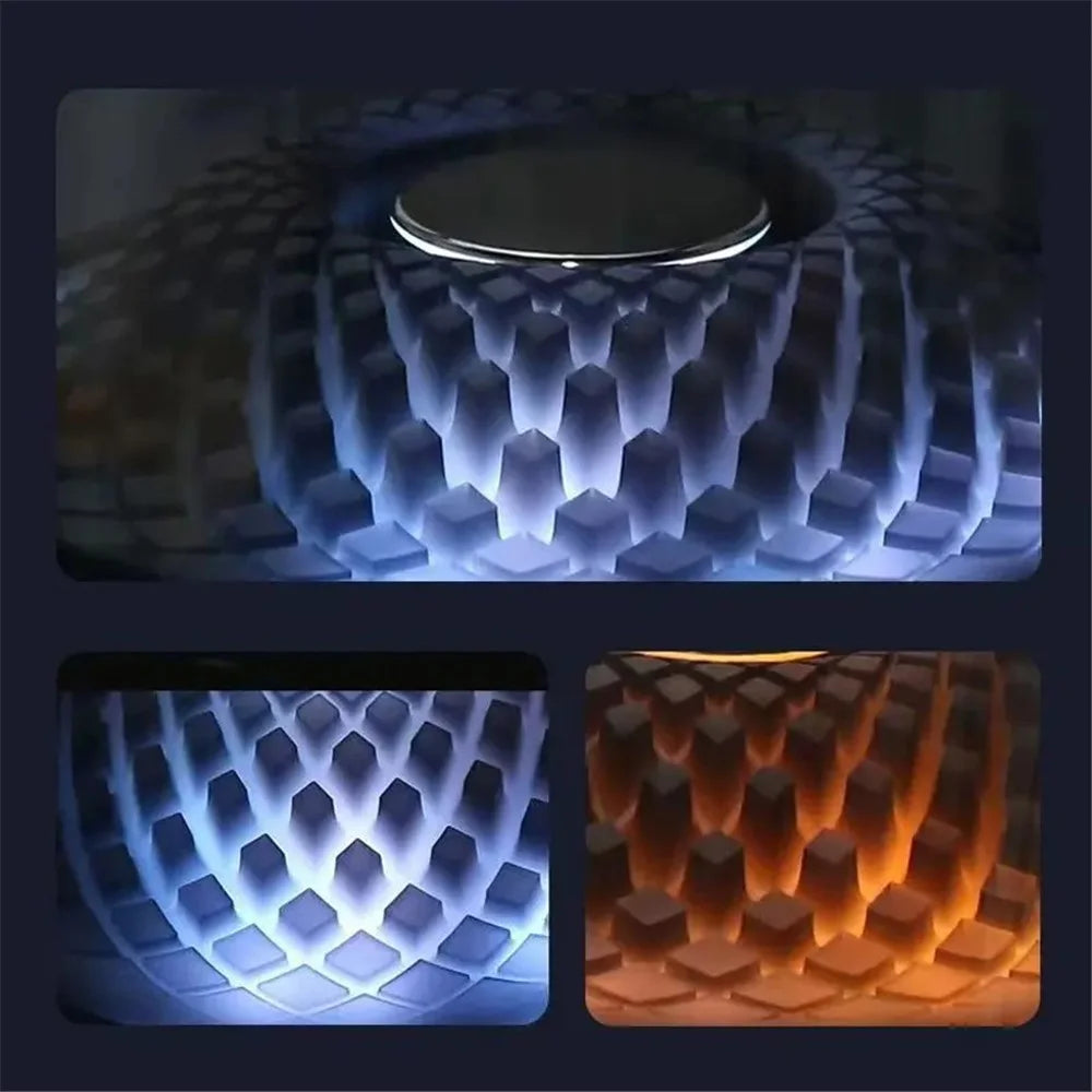 LP90 Daha Glazed 40W Wireless Bluetooth-compatible Speaker LED Colorful Music Box - Black - 3