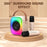 ONIKUMA L7 RGB Home Karaoke Machine Bluetooth-compatible Speaker with 2 Microphone - White - 7